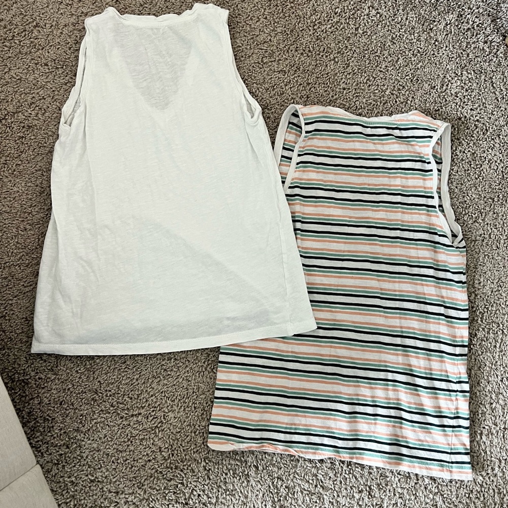 Set of 2 Madewell Tank Tops size XS - Picture 4 of 4